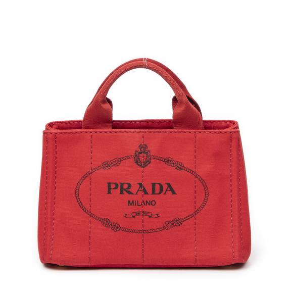 Prada Small Canapa Tote